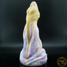 Load image into Gallery viewer, *|YEAR END|* XL Halichoer, Soft 00-30 Firmness, Gold Drips over Soft Pastels, 2261, UV, GLOW
