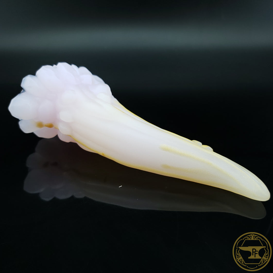 Small Lava Mephit, Soft 00-30 Firmness, VERY Soft Gold Drips, 2585, UV
