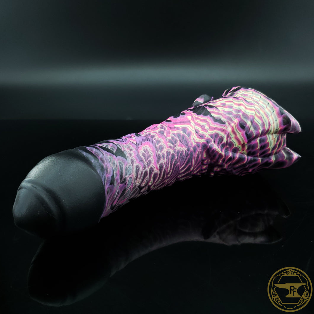 Small Merfolk, Medium 00-50 Firmness, Black/ White/ Pink/ Orange, 2675, UV