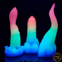 Load image into Gallery viewer, |SOLD OUT| Large Merfolk, Medium 00-50 Firmness, Pastel Rainbow Fade, 2980, UV
