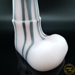 *|YEAR END|* Large Centaur, Soft 00-30 Firmness, Gray&White Drips over Soft Pink, 3219, UV, GLOW