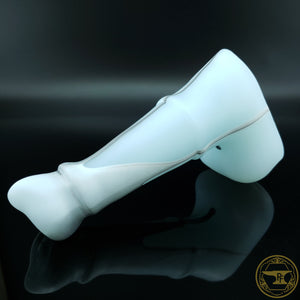 *|YEAR END|* Small Centaur, Soft 00-30 Firmness, Gray&White Drips over Turquoise, 3233, UV, GLOW