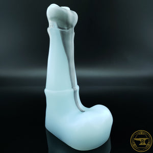 *|YEAR END|* Small Centaur, Soft 00-30 Firmness, Gray&White Drips over Turquoise, 3233, UV, GLOW