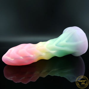 |SOLD OUT| XL Pseudodragon, Super Soft 00-20 Firmness, Pastels w/ Shimmer Drips, 3471, UV, GLOW