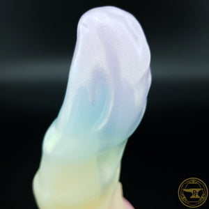 |SOLD OUT| XS Pseudodragon, Super Soft 00-20 Firmness, Pastels w/ Shimmer Drips, 3484, UV, GLOW
