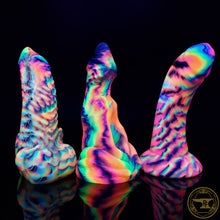 Load image into Gallery viewer, |SOLD OUT| Small Werebear, Super Soft 00-20 Firmness, Swamp Rainbows, 7305, UV, GLOW
