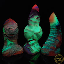 Load image into Gallery viewer, |SOLD OUT| XL Gnoll, Super Soft 00-20 Firmness, Borealis Babe, 1302, UV, GLOW

